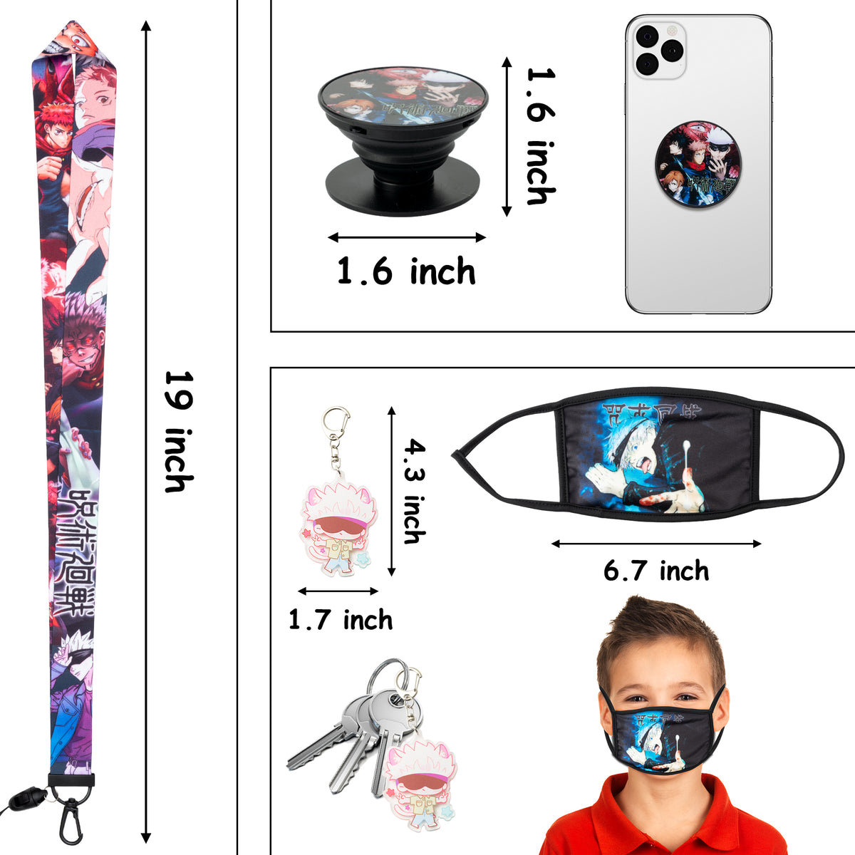 Jujutsu Kaisen movie mask lanyard strap x 2, Hobbies & Toys, Memorabilia &  Collectibles, Fan Merchandise on Carousell