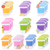 Xqumoi 30 Pack Teacher Sticky Notes - Funny Coffee Cup Self Sticky Notepads Writing Memo Pads for Teacher Appreciation Back to School Office Supplies Coffee Lover Gift Party Favors Goodies Bag Fillers