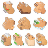 Xqumoi 30 Pack Capybara Sticky Notes - Cute Cartoon Capybara Self Sticky Notepads Writing Memo Pads Animal Page Marker for Office School Student Birthday Party Favors Goodies Bag Fillers 600 Sheets