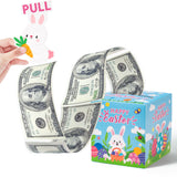 Xqumoi Easter Money Box for Cash Gift - Happy Easter Bunny Egg Money Gift Boxes for Cash with Pull Out Card Funny DIY Holiday Surprise Explosion Holder Gift Box Creative Way to Give Cash as A Gift