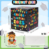 Xqumoi 2025 Kindergarten Graduation Money Box for Cash Gift - Preschool Graduate Money Box with Pull Out Card Transparent Bags Surprise Explosion Holder Grad Party Supplies Creative Way to Give Cash