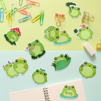 Xqumoi 30 Pack Frog Sticky Notes, Total 600 Sheets, Cute Cartoon Frog Self Sticky Notepads Writing Memo Pads Animal Page Marker for Office School Student Birthday Party Favors Goodies Bag Fillers