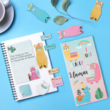 Xqumoi I Just Really Like Llamas Sticky Notes Set, 550 Sheets, Cute Cartoon Alpaca Self-Stick Notes Pads Animal Divider Tabs Bundle Writing Memo Pads Page Marker School Office Supplies Small Gift