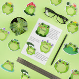 Xqumoi 30 Pack Frog Sticky Notes, Total 600 Sheets, Cute Cartoon Frog Self Sticky Notepads Writing Memo Pads Animal Page Marker for Office School Student Birthday Party Favors Goodies Bag Fillers