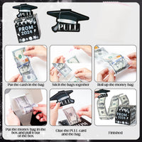 Xqumoi Prom 2024 Graduation Money Box for Cash Gift - Congrats Crad Money Gift Box for Cash with Pull Out Card Funny DIY Surprise Explosion Holder Grad Gift Box Creative Way to Give Cash as A Gift