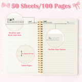 Xqumoi 2 Pack A5 Pink Bow Coquette Religious Spiral Notebooks - She Is Worthy Bible Verses Writing Notebooks, Ruled Hardbound Lined Journal, Christian Christmas Gift, Sunday School Supplies