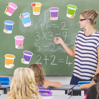 Xqumoi 30 Pack Teacher Sticky Notes - Funny Coffee Cup Self Sticky Notepads Writing Memo Pads for Teacher Appreciation Back to School Office Supplies Coffee Lover Gift Party Favors Goodies Bag Fillers