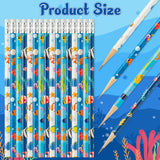 Xqumoi 60Pcs Tropical Fish Pencils with Eraser - Sea Animal #2 HB Pencils, Back to School Classroom Student Rewards, School Office Supply Bulk, Party Goodie Bag Fillers Stuffers, Birthday Party Favors