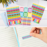 Xqumoi Axolotl Hardcover Ruled Journal Notebook with Planner Stickers, A5 Hardbound Journal Writing Notebook Teacher Appreciation Gift Back to School Office Supplies Diary Notepad 8.3” x 5.5” (Blue)