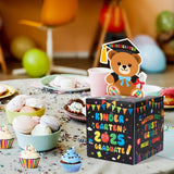 Xqumoi 2025 Kindergarten Graduation Money Box for Cash Gift - Preschool Graduate Money Box with Pull Out Card Transparent Bags Surprise Explosion Holder Grad Party Supplies Creative Way to Give Cash