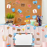Xqumoi 30 Pack Father's Day Sticky Notes - Best Dad Ever Self Sticky Notepads Writing Memo Pads Funny Father’s Day Gift from Son Daughter Birthday Gift School Office Supplies for Daddy Him Men