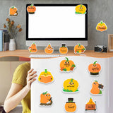 Xqumoi 30 Pack Fall Pumpkin Sticky Notes, Thanksgiving Autumn Party Favors Pumpkin Shaped Self Sticky Memo Pads for Office School Student Supplies Baby Shower Halloween Goodies Bag Fillers