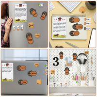 Xqumoi I Just Really Like Dachshund Sticky Notes Set, 550 Sheets Cute Cartoon Dachshund Self-Stick Notes Pads Animal Divider Tabs Bundle Writing Memo Pads Page Marker School Office Supplies Small Gift