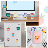 Xqumoi 600Pcs Back to School Sticky Notes Pencil Ruler Book Blackboard Palette Owl Shaped Self-Adhesive Writing Memo Pad for Kids Teens School Classroom Office Home Daily Reminders Notepad Supplies