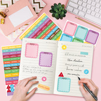 Xqumoi Axolotl Hardcover Ruled Journal Notebook with Planner Stickers, A5 Hardbound Lined Journal Writing Notebook Teacher Appreciation Gift Back to School Office Supplies Diary Notepad 8.3” x 5.5”