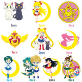 Xqumoi 30Ct Sailor Moon Hanging Swirls Decorations, Sailor Moon Whirls Glitter Foil Ceiling Swirls Streamers, Sailor Moon Themed Party Decoration Supplies for Kids Birthday Baby Shower Party Favors