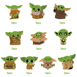 Xqumoi 30Ct Baby Yoda Hanging Swirls Decorations Whirls Glitter Foil Ceiling Streamers Outer Space Galaxy Wars The Child Alien Themed Party Decoration Supplies for Kids Birthday Party Baby Shower