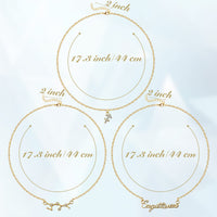 Xqumoi Sagittarius Zodiac Layer Necklaces 14K Gold Plated 12 Constellation Cubic Zirconia Stones Zodiac Dainty Pendant Choker Horoscope Astrology Star Necklace Jewelry Birthday Gift for Women Girls