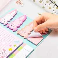 Xqumoi I Just Really Like Axolotl Sticky Notes Set, 550 Sheets, Kawaii Mexican Walking Fish Shaped Self-Stick Notes Pads Divider Tabs Bundle Writing Memo Pads Page Marker School Office Supplies Gift